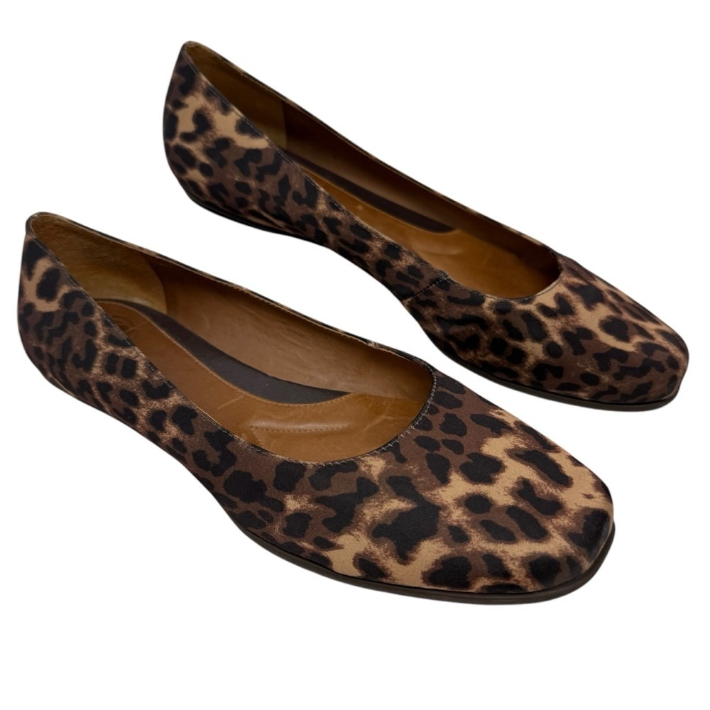 Nurture Women’s Leopard Print Ballet Flats Size 9.5M Cheeta Print Comfortable